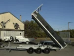 Benne Tri-essieux HENRA KP354020TR – 4,01 x 2,02 m – PTAC 3 500 kg – Image 2