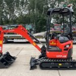 KUBOTA U17-3A + 3 godets – Mini pelle 1,7T