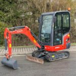 Kubota KX016-4 + 3 GODETS  – Mini Pelle 1,61T