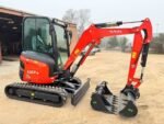 KUBOTA U27-4 NEUVE + 3 GODETS – Mini Pelle 2,6T